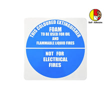 Load image into Gallery viewer, Self-adhesive Air Foam Extinguisher I.D Sign