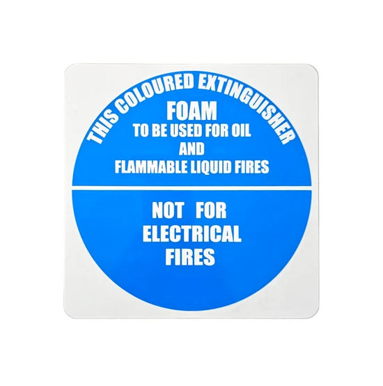 Air Foam Extinguisher I.D Sign