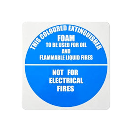 Air Foam Extinguisher I.D Sign