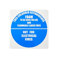 Air Foam Extinguisher I.D Sign