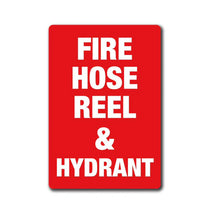 Load image into Gallery viewer, Metal Fire extinguisher &amp; hydrant location Sign