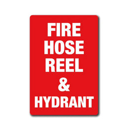 Metal Fire extinguisher & hydrant location Sign