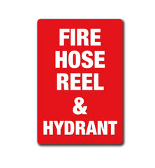 Metal Fire extinguisher & hydrant location Sign