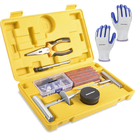 MasterSpec 64pcs a Tubeless Tyre Puncture Repair Kit Universal Flat Tyre Plug Tool Set