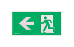 Left Arrow Mile Pictogram 40m