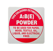 Load image into Gallery viewer, ABE Extinguisher I.D Sign