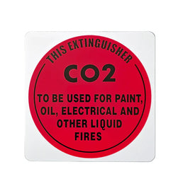 CO2 Extinguisher I.D Sign