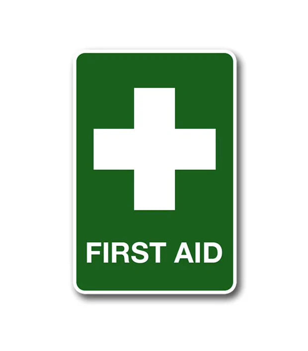 PVC First aid location Sign