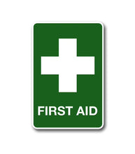 Load image into Gallery viewer, PVC First aid location Sign
