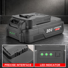 Load image into Gallery viewer, TOPEX 20V 2.0Ah Battery &amp; Faster Charger Kit