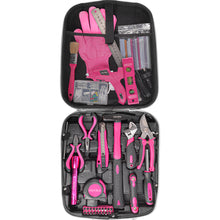 Load image into Gallery viewer, Monika 159PCS Pink Tool Kit Portable Household Tool Set Dual Temp Glue Gun Stick