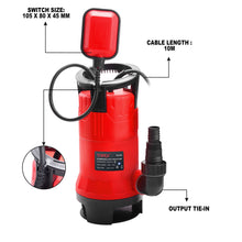 Load image into Gallery viewer, TOPEX 750W Submersible Sump Dirty Water Pump Swim Pool Pond w/ AU Plug