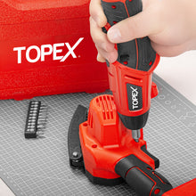 Load image into Gallery viewer, TOPEX 82 Piece Electric Screwdriver Set 4v Max Cordless Screwdriver Set CRV Screw Bits