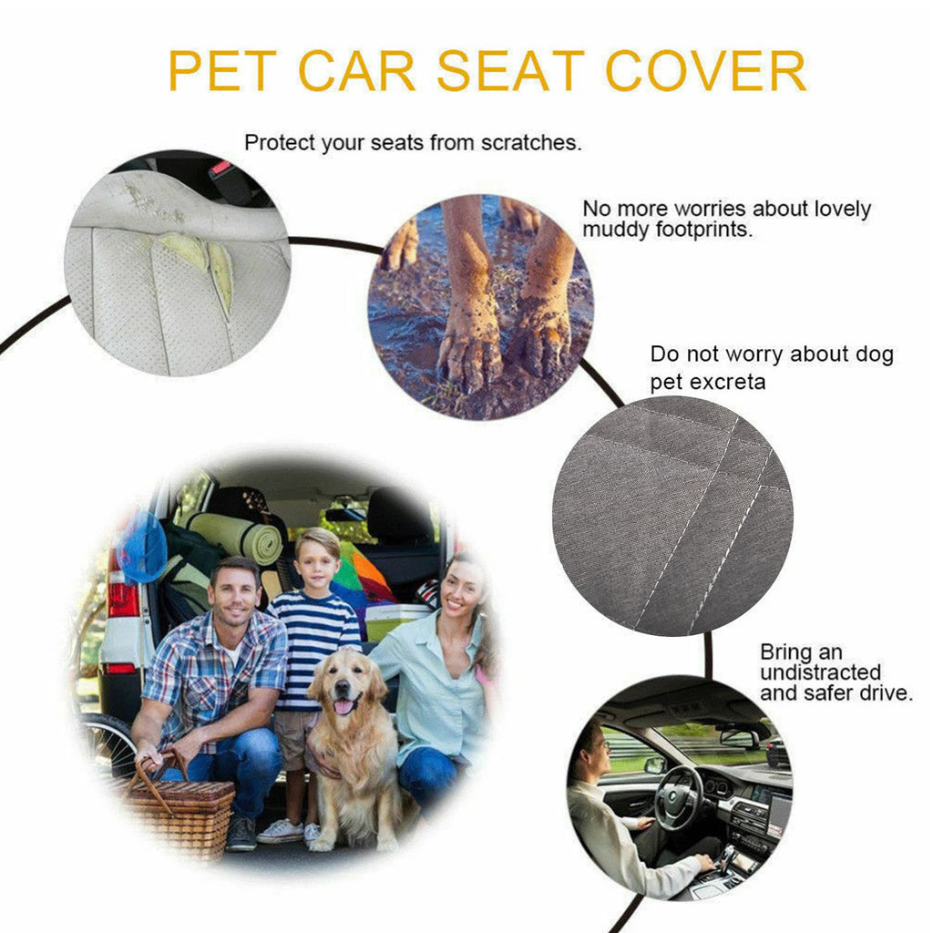 truepal Premium Nonslip Pet Car Back Seat Cover Cat Dog Hammock  Waterproof