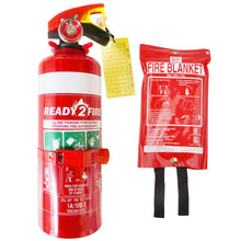 Load image into Gallery viewer, READY2FIRE Fire Extinguisher with Fire Blanket 1.0m x 1.0m