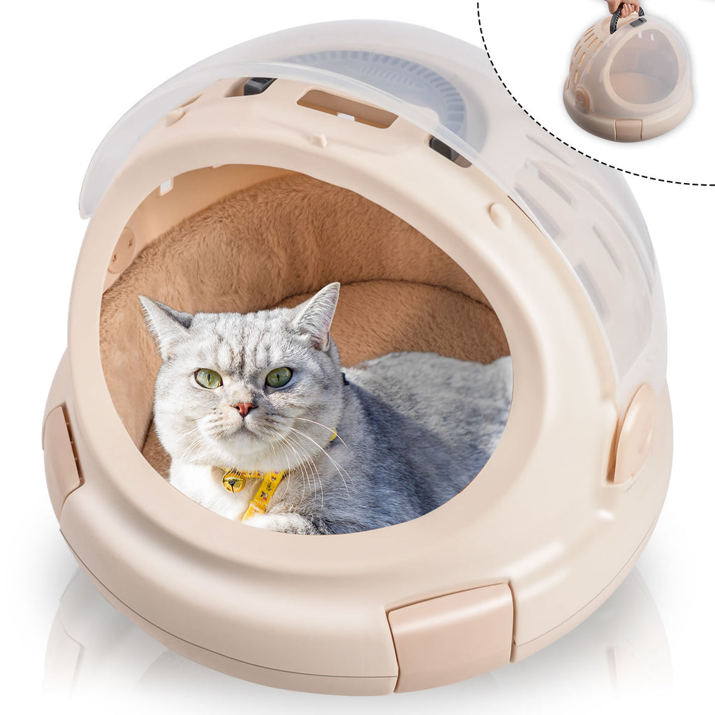 truepal Pet Basket/ Pet Carrier Nest Bed Locking Cover