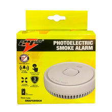 Load image into Gallery viewer, [1-6PCs]Smoke Alarm Fire Detector Photoelectric w/ 9V Battery 24m Australian Standard