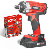 TOPEX Cordless Impact Driver 1/4