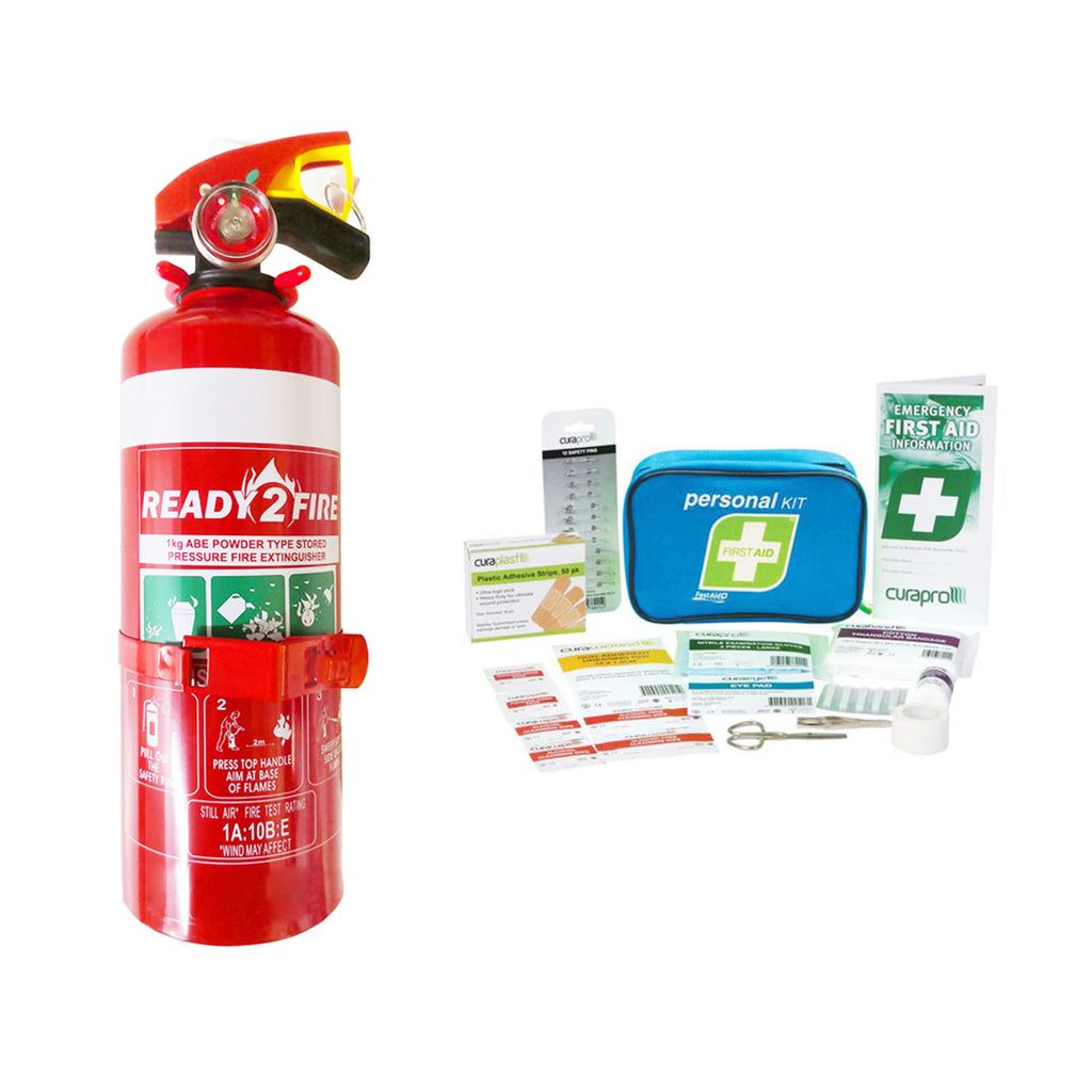 READY2FIRE Fire extinguisher with First Aid Kit