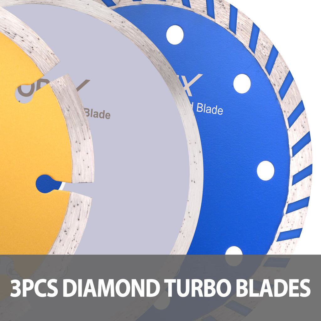 TOPEX 20PCs 115mm Cutting Wheel Flap Grinding Disc Wire Brush Diamond Turo Blades Kit