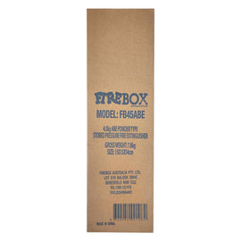 FIREBOX 4.5KG High Pressure Dry Powder Fire Extinguisher with Vehicle and Wall Bracket