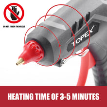Load image into Gallery viewer, TOPEX Heavy Duty 100W Hot Melt Glue Gun Electric Heating Craft &amp; 10 Glue Sticks