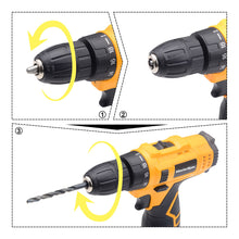Load image into Gallery viewer, MasterSpec 12V Cordless Drill Driver Screwdriver Accessories W/Drill Brush