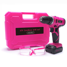Load image into Gallery viewer, Monika 12V Pink Lithium Cordless Drill
