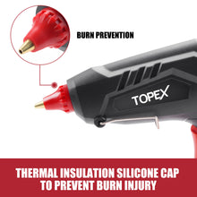 Load image into Gallery viewer, TOPEX Heavy Duty 100W Hot Melt Glue Gun Electric Heating Craft &amp; 10 Glue Sticks