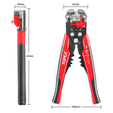 TOPEX 260-Piece Wire Stripper Self-Adjustable Crimper Plier Set Terminals Tools
