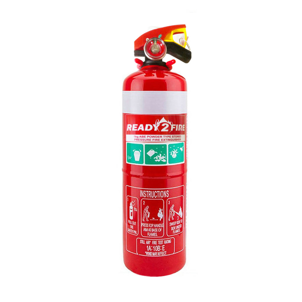Fire extinguisher with  Fire Blanket