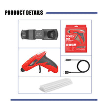 Load image into Gallery viewer, TOPEX 4V Cordless Hot Glue Gun w/ 15Pcs Premium Glue Sticks