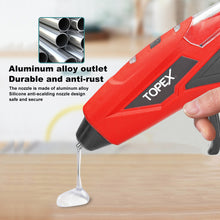 Load image into Gallery viewer, TOPEX 4V Cordless Hot Glue Gun w/ 15Pcs Premium Glue Sticks