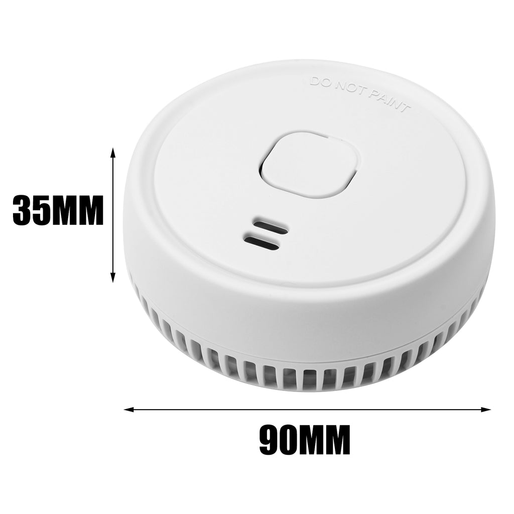 [1-6PCs]Smoke Alarm Fire Detector Photoelectric w/ 9V Battery 24m Australian Standard