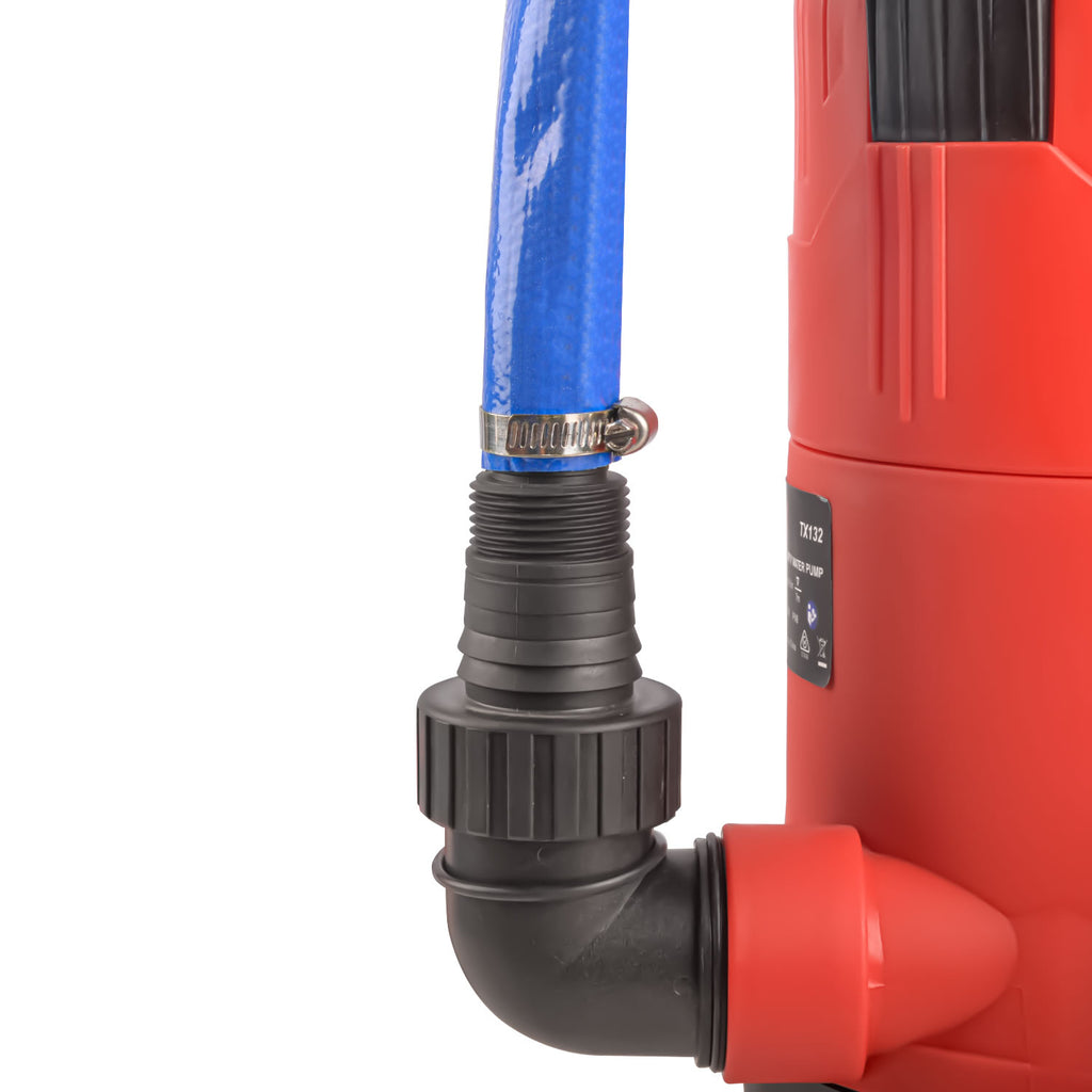 TOPEX 25mm 1" X 25m Submersible water Pump PVC Layflat Hose Kit