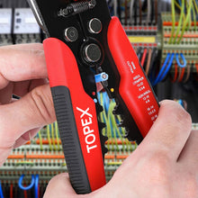 TOPEX 260-Piece Wire Stripper Self-Adjustable Crimper Plier Set Terminals Tools