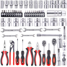 Load image into Gallery viewer, TOPEX 65-Piece Household Hand Tool Set Home Auto Repair Kit Premium Quality