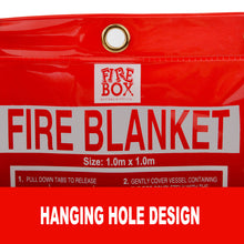 Load image into Gallery viewer, FIREBOX 1.0m x 1.0m Fire Blanket