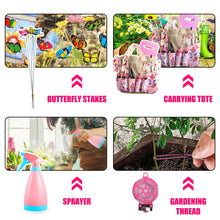 Load image into Gallery viewer, Monika Pink Tool Combo Portable Household Tool Set &amp; Gardening Tool Kit