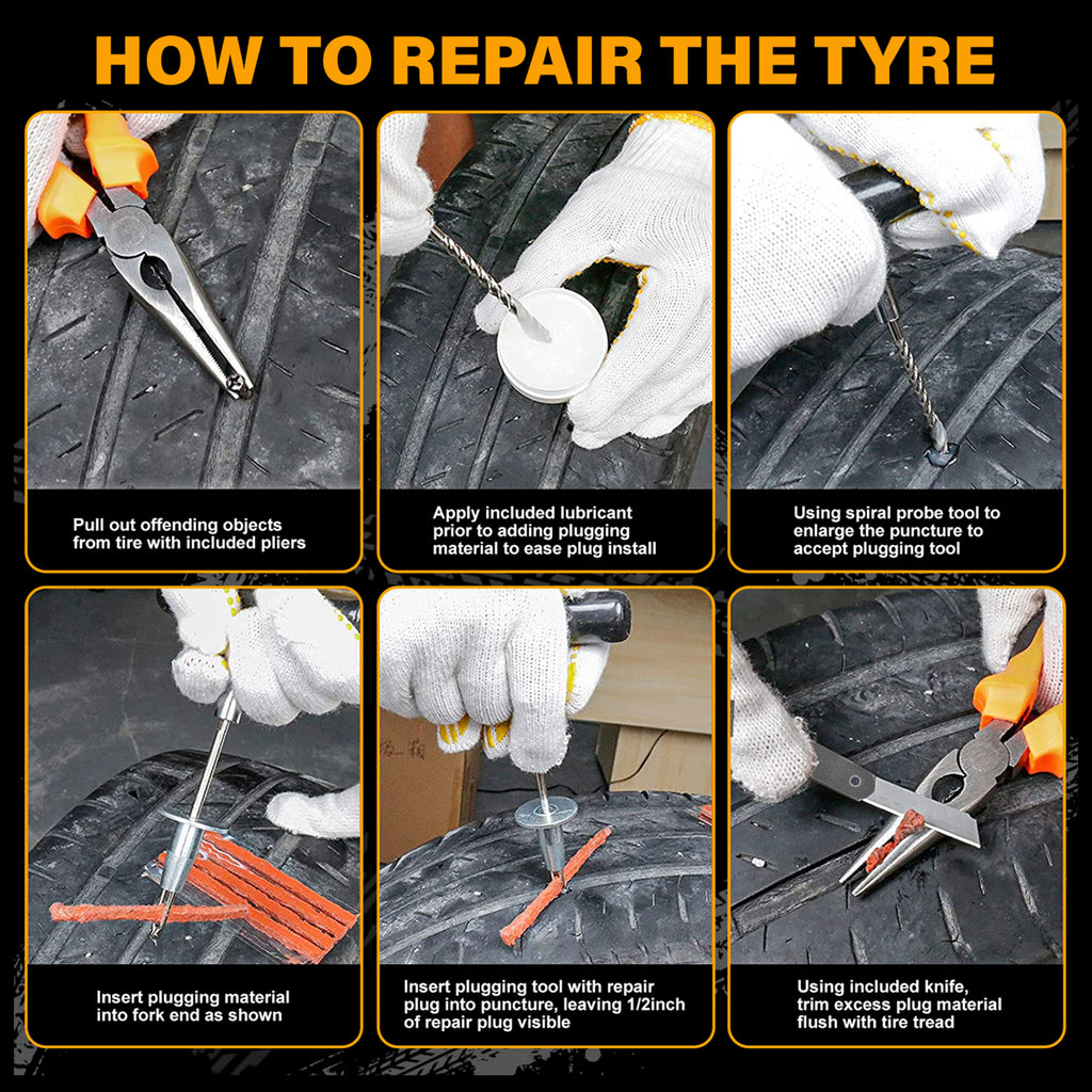 Tyre Puncture Repair Kit Tutorial 